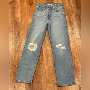 Madewell “The Perfect Vintage” Straight Jean sz24